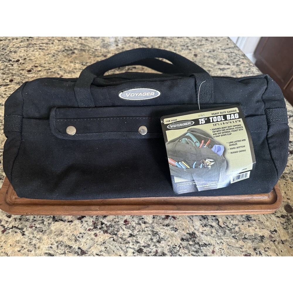 Voyager 15” Tool Bag Heavy Duty Canvas New Unused Tool Storage Bag